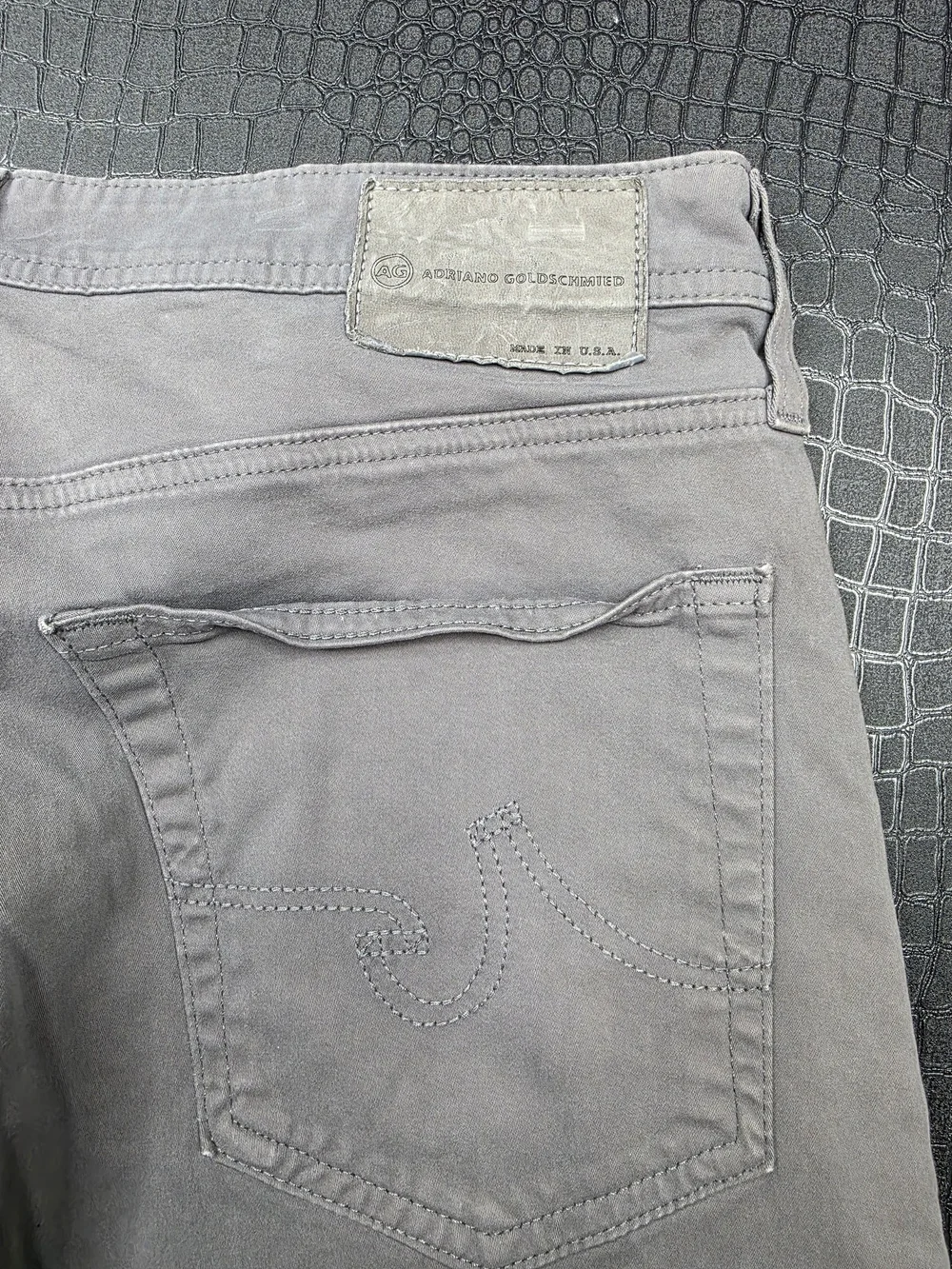 AG Adriano Goldschmied The Protege Straight Leg 34x34 Grey